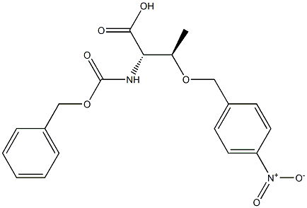 L-Threonine-N-CBZ, O-P-Nitrobenzyl Ester Struktur
