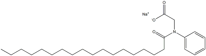 N-Octadecanoyl-L-phenylglycine sodiuM salt Struktur