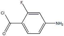 4-aMino-2-fluorobenzoyl chloride,,结构式
