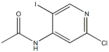 N-(2-chloro-5-iodopyridin-4-yl)acetaMide Structure