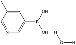 3-Methylpyridine-5-boronic acid hydrate 结构式