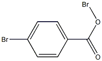 4-Bromobenzoic acid - Bromine,,结构式