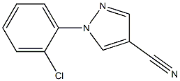 1-(2-chlorophenyl)-1H-pyrazole-4-carbonitrile|1 - (2-氯苯基)-1H -吡唑- 4 -腈
