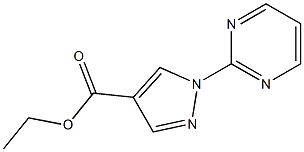 ethyl 1-(pyriMidin-2-yl)-1H-pyrazole-4-carboxylate Structure