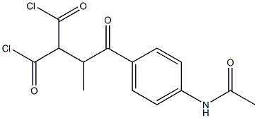  2-(1-(4-acetaMidophenyl)-1-oxopropan-2-yl)Malonyl dichloride