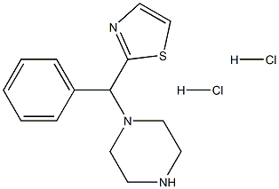 1-(phenyl(thiazol-2-yl)Methyl)piperazine dihydrochloride Structure