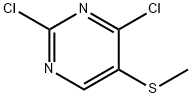 2,4-二氯-5-甲巯基嘧啶, 7401-98-1, 结构式