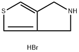 5,6-二氢-4H-噻吩并[3,4-C]吡咯氢溴酸盐,1363166-04-4,结构式
