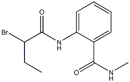 2-(2-BROMOBUTANAMIDO)-N-METHYLBENZAMIDE 结构式