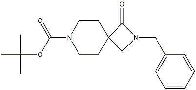 2-BENZYL-1-OXO-2,7-DIAZA-SPIRO[3.5]NONANE-7-CARBOXYLIC ACID TERT-BUTYL ESTER,,结构式