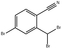 4-溴-2-(二溴甲基)苯腈, 573675-37-3, 结构式