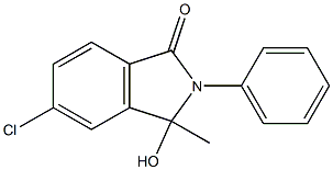 5-chloro-3-hydroxy-3-Methyl-2-phenylisoindolin-1-one,,结构式