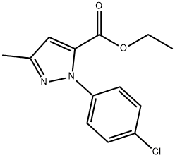 ethyl 1-(4-chlorophenyl)-3-Methyl-1H-pyrazole-5-carboxylate Structure