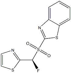 (R)-2-(fluoro(thiazol-2-yl)Methylsulfonyl)benzo[d]thiazole