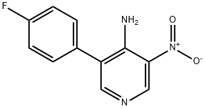3-(4-fluorophenyl)-5-nitropyridin-4-aMine Struktur