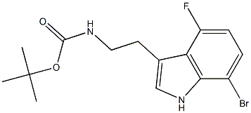 [2-(7-BroMo-4-fluoro-1H-indol-3-yl)-ethyl]-carbaMic acid tert-butyl ester