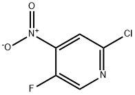 2-chloro-5-fluoro-4-nitropyridine Structure