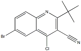 6-broMo-2-tert-butyl-4-chloroquinoline-3-carbonitrile