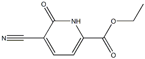 ethyl 5-cyano-6-oxo-1,6-dihydropyridine-2-carboxylate,,结构式