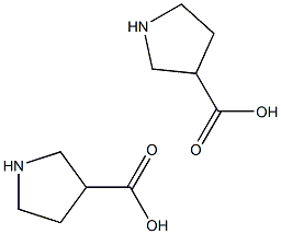 D-pyrrolidine-3-carboxylic acid D-pyrrolidine-3-carboxylic acid,,结构式