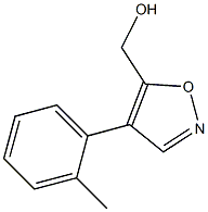 (4-o-tolylisoxazol-5-yl)Methanol,,结构式