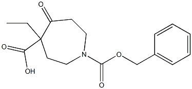 1-BENZYL 4-ETHYL 5-OXOAZEPANE-1,4-DICARBOXYLATE|