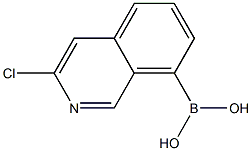 3-chloroisoquinolin-8-yl-8-boronic acid Struktur