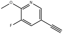 5-ethynyl-3-fluoro-2-Methoxypyridine Struktur