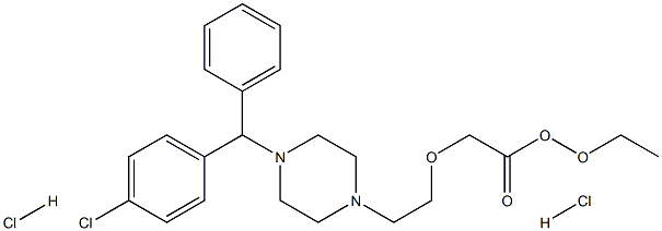 EthoxycetirizineDihydrochloride Structure