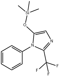 1-Phenyl-2-(trifluoroMethyl)-5-(triMethylsilyloxy)-1H-iMidazole Structure