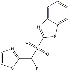 2-[fluoro(thiazol-2-yl)MethylSulfonyl]benzo[d]thiazole|