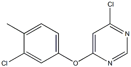 4-(3-chloro-4-Methylphenoxy)-6-chloropyriMidine Struktur