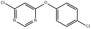 4-(4-chlorophenoxy)-6-chloropyriMidine 化学構造式