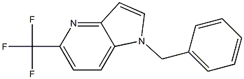1-Benzyl-5-trifluoroMethyl-1H-pyrrolo[3,2-b]pyridine Structure