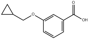 3-(cyclopropylMethoxy)benzoic acid 化学構造式
