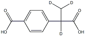 DL-2-(4-Carboxyphenyl)propionic Acid-d3