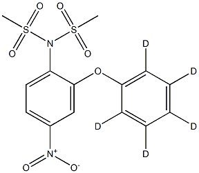 N-(Methylsulfonyl)-4'-nitro-2'-(phenoxy-d5)Methanesulfonanilide