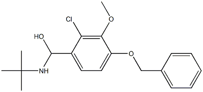 (4-(benzyloxy)-2-chloro-3-Methoxyphenyl)(tert-butylaMino)Methanol Struktur