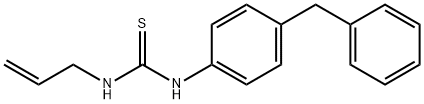 1-allyl-3-(4-benzylphenyl)thiourea Structure
