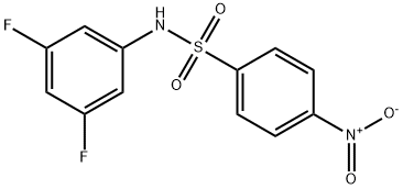 N-(3,5-Difluorophenyl)-4-nitrobenzenesulfonaMide, 97% 化学構造式