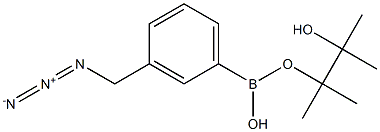 3-(叠氮基甲基)苯硼酸频哪醇酯, , 结构式