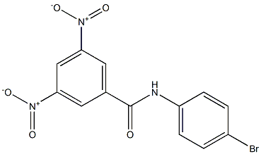 N-(4-溴苯)-3,5-二硝基苯甲酰胺, 73544-75-9, 结构式