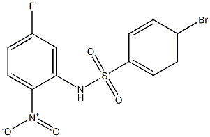 4-溴-N-(5-氟-2-硝基苯)苯磺酰胺,97%