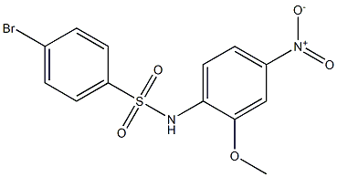 349134-01-6 4-BroMo-N-(2-Methoxy-4-nitrophenyl)benzenesulfonaMide, 97%