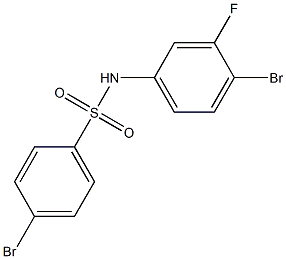 4-溴-N-(4-溴-3-氟苯)苯磺酰胺,97%