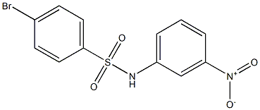 4-BroMo-N-(3-nitrophenyl)benzenesulfonaMide, 97% 化学構造式