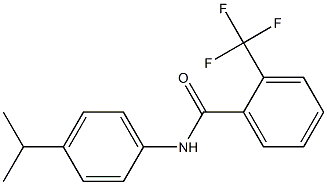 N-(4-异丙基苯)-2-(三氟甲基)苯甲酰胺, 794584-97-7, 结构式