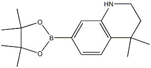 4,4-diMethyl-7-(4,4,5,5-tetraMethyl-1,3,2-dioxaborolan-2-yl)-1,2,3,4-tetrahydroquinoline Structure
