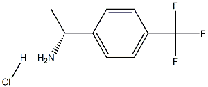 (R)-1-(4-(trifluoroMethyl)phenyl)ethylaMine hydrochloride,,结构式