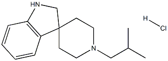 1'-isobutylspiro[indoline-3,4'-piperidine] hydrochloride 化学構造式
